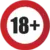 18+ logo